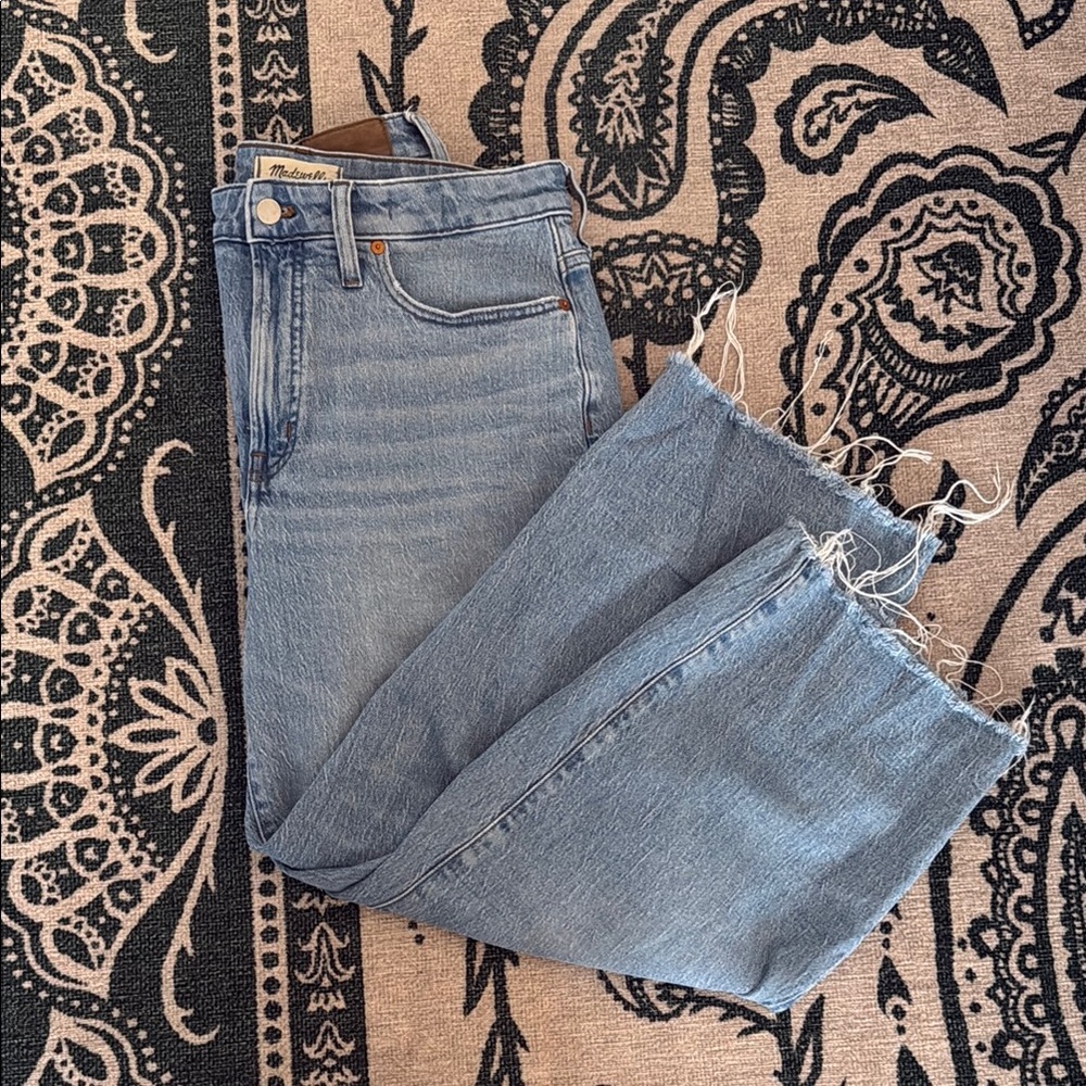 Madewell | The Curvy Perfect Vintage Wide-Leg Crop Jean, light wash